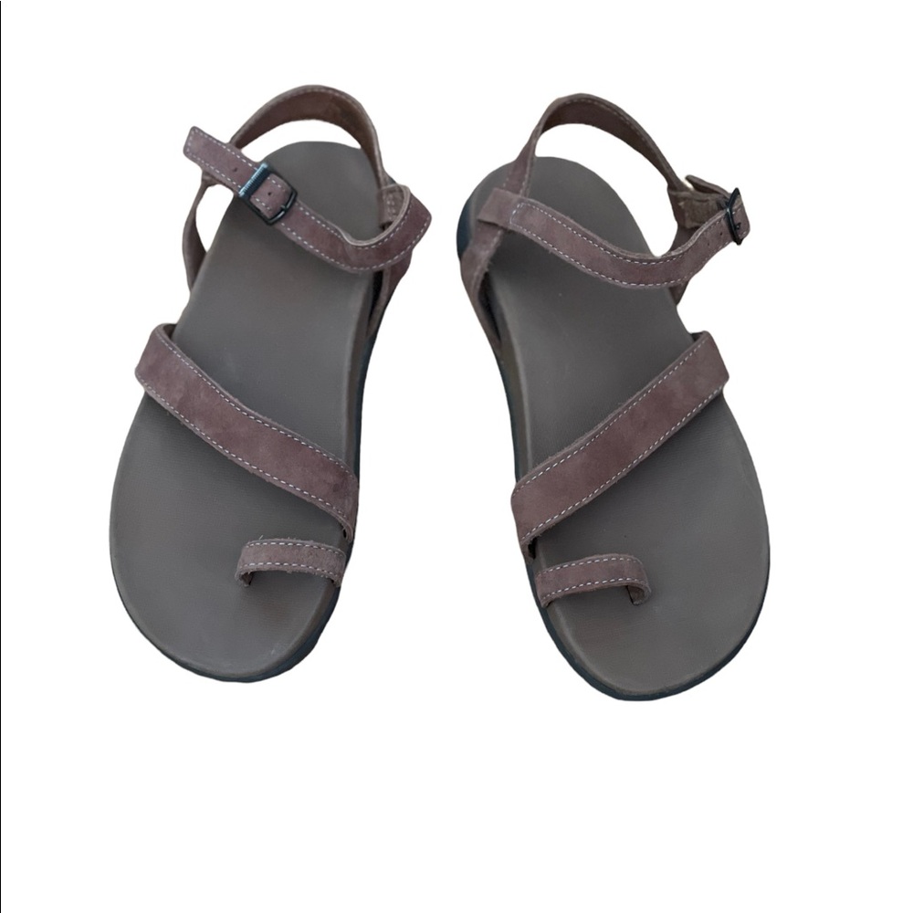 Chaco Brown Leather Tulip Sandal